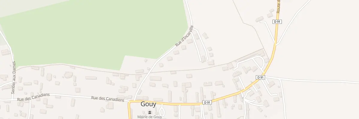 Plan du 182 Rue d’Incarville à Gouy