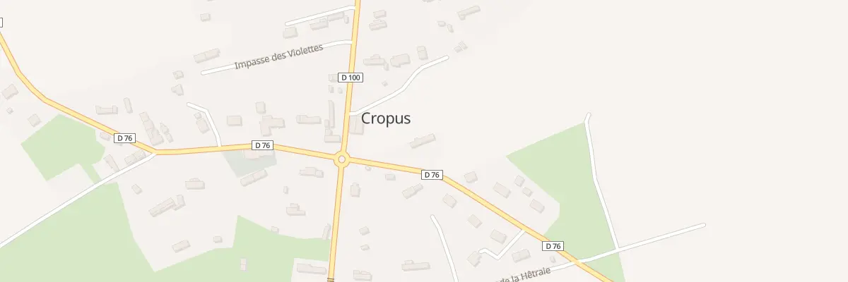Plan du 85 Rte de Saint Hellier à Cropus