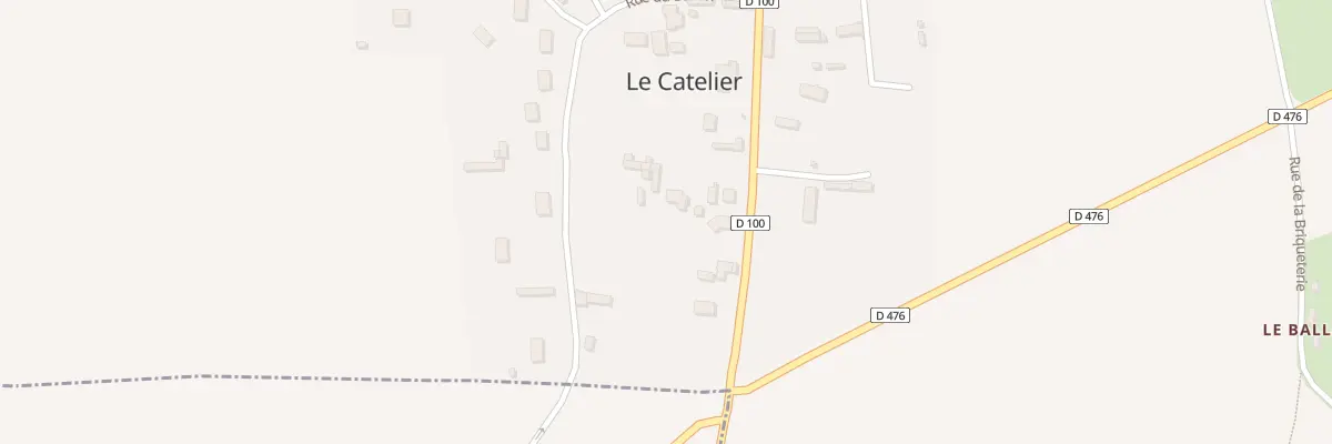 Plan du 77 Rte de la Voie Romaine au Catelier
