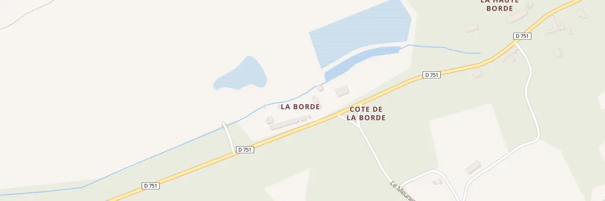 Plan du 8B La Borde à Rilly-sur-Loire