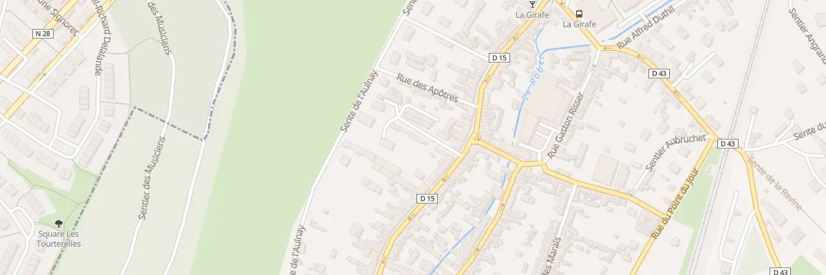 Plan du 221 Rue de Longpaon à Darnétal