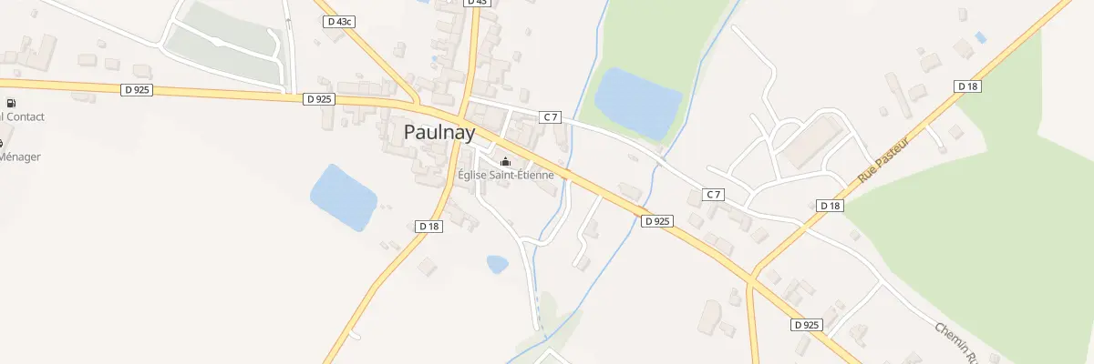 Plan du 4 Rue du Général de Gaulle à Paulnay