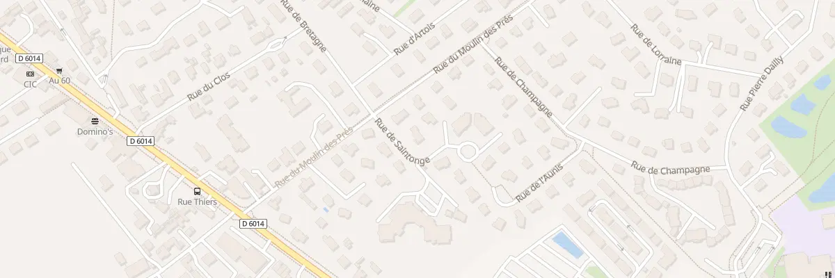 Plan du 2 Rue de Saintonge au Mesnil-Esnard