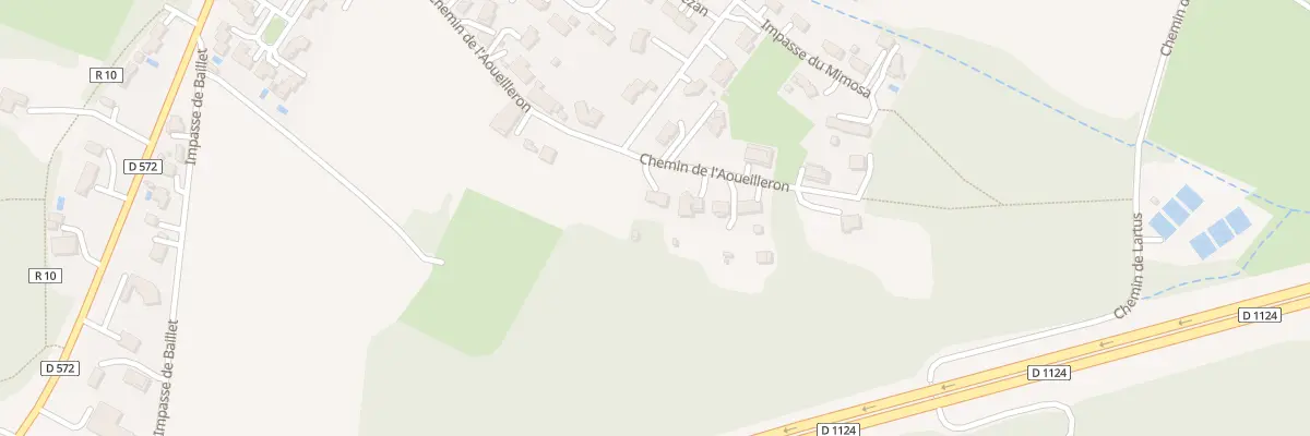 Plan du 384 Che de l’Aoueilleron à Pujaudran