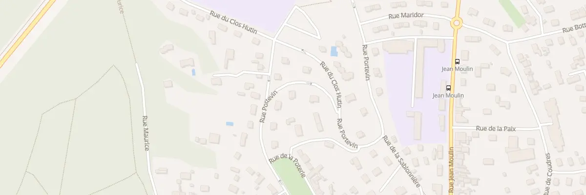 Plan du 51 Rue Portevin à Évreux