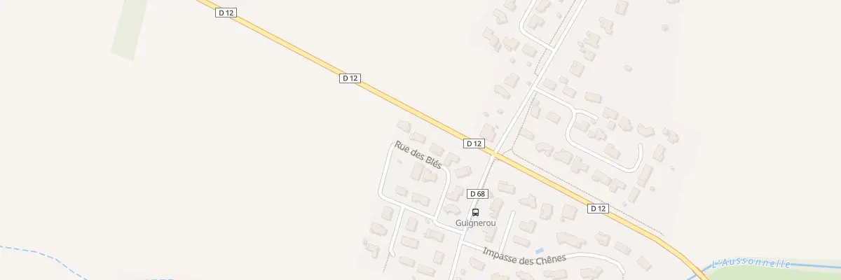 Plan du 12 Rue des Blés à Bonrepos-sur-Aussonnelle