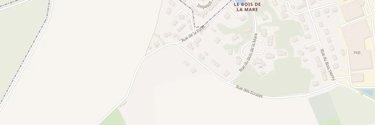 Plan du 3 Rue des Ecraies à Angerville-la-Campagne