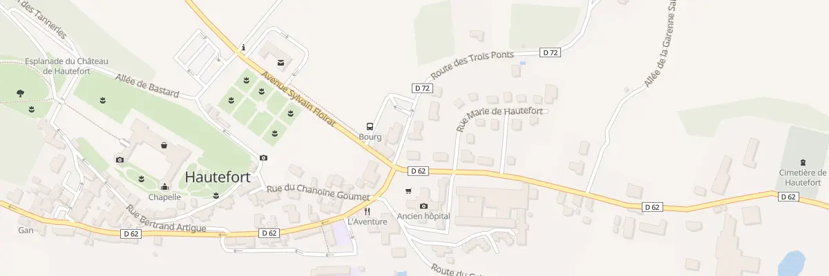 Plan du 38 Rue du Docteur Gabriel Lacheze à Hautefort