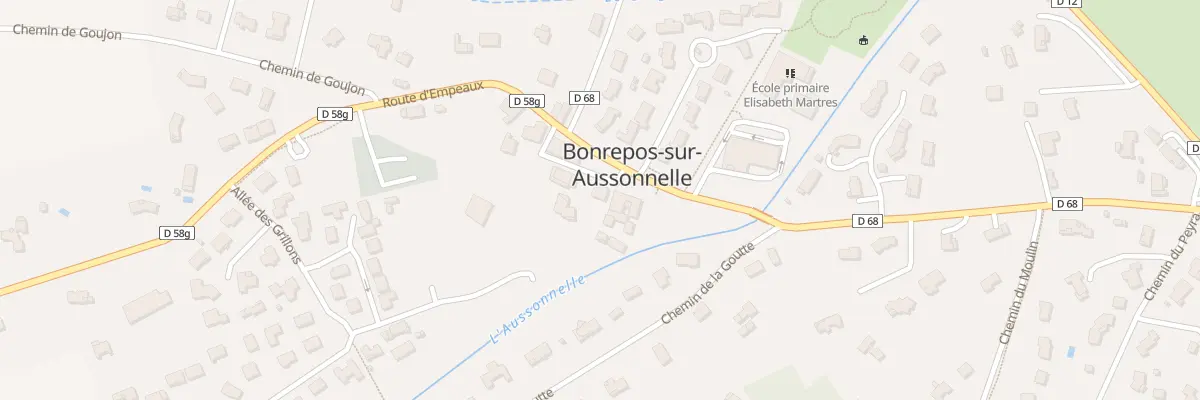 Plan du 98 Rue de l’Eglise à Bonrepos-sur-Aussonnelle
