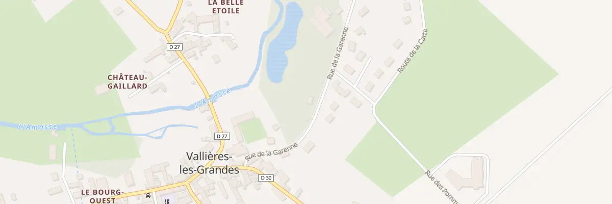 Plan du 3 Rue de la Garenne à Vallières-les-Grandes