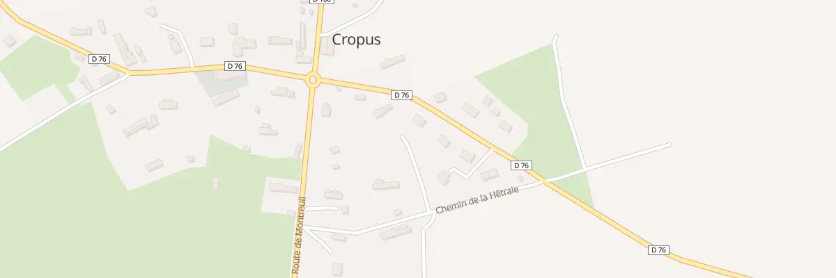 Plan du 140 Rte de Saint Hellier à Cropus