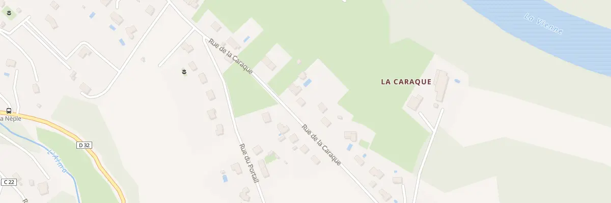 Plan du 53 Rue de la Caraque à Aixe-sur-Vienne