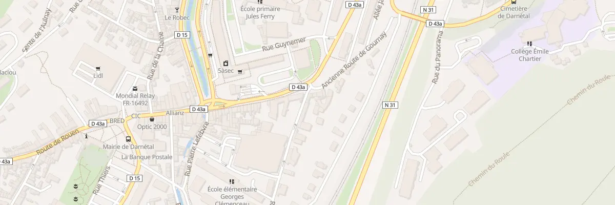 Plan du 24 Rue de la Ferme à Darnétal