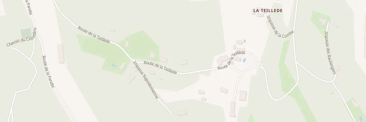 Plan du 583 Rte de la Teillède à Valojoulx