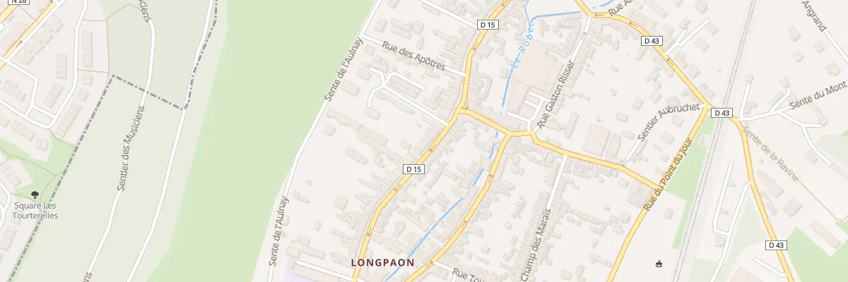 Plan du 207 Rue de Longpaon à Darnétal