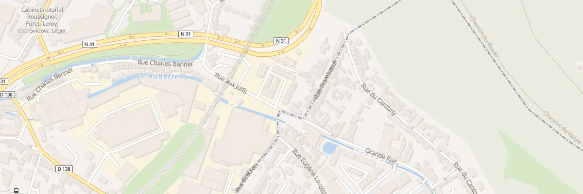 Plan du 6 Rue aux Juifs à Darnétal