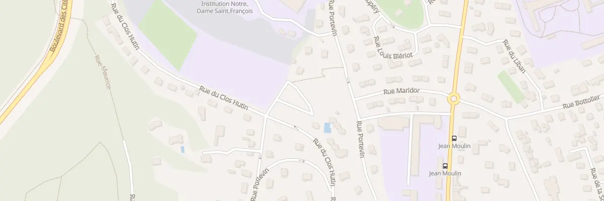 Plan du 9098J Rue du Clos Hutin à Évreux