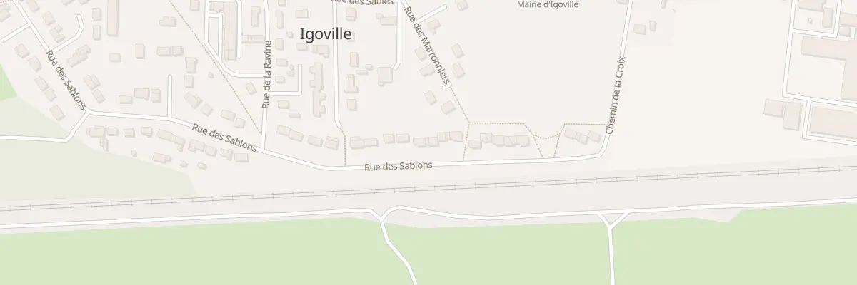 Plan du 16 Rue des Sablons à Igoville