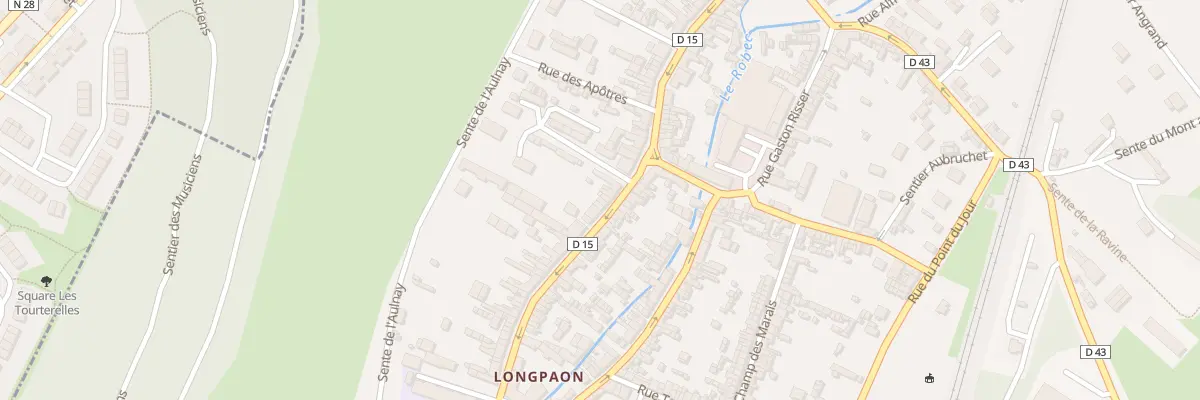 Plan du 209 Rue de Longpaon à Darnétal