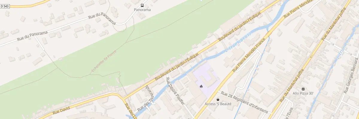 Plan du 29 Bd du Jardin l’Évêque à Évreux