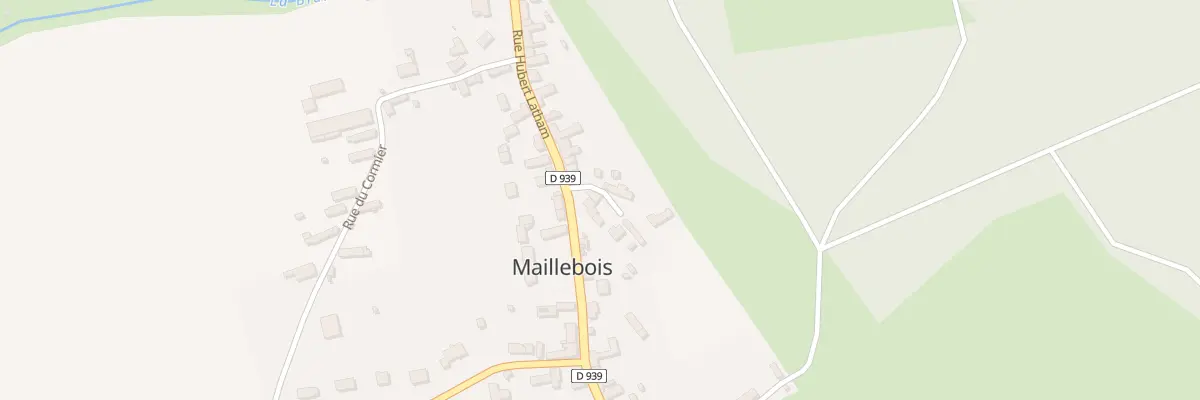 Plan du 2 Pl des Écoles à Maillebois