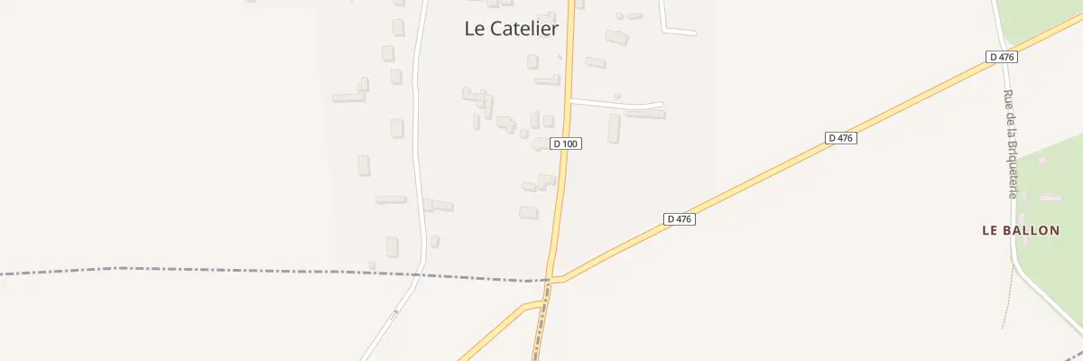Plan du 65 Rte de la Voie Romaine au Catelier