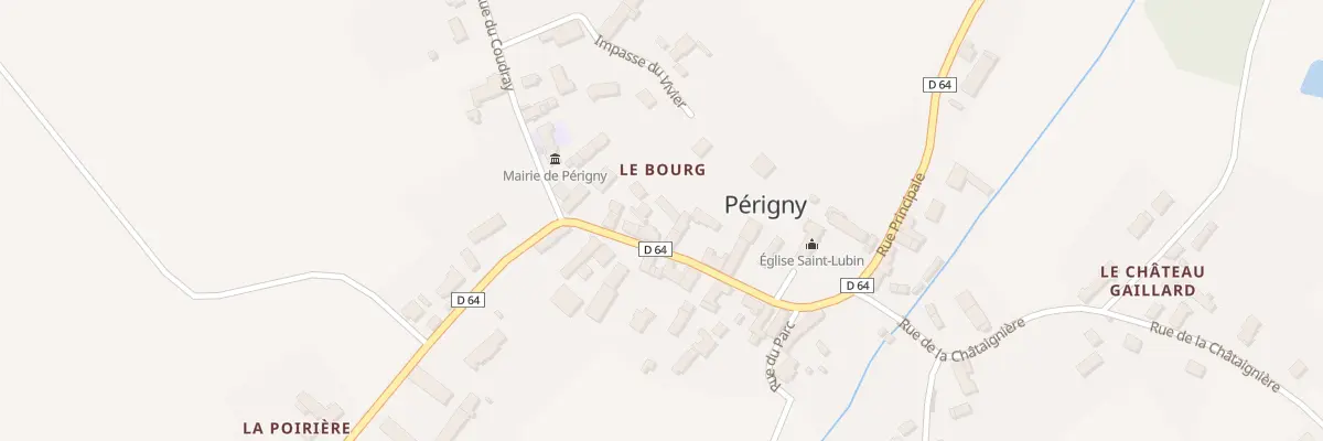 Plan du 24 Rue Principale à Périgny