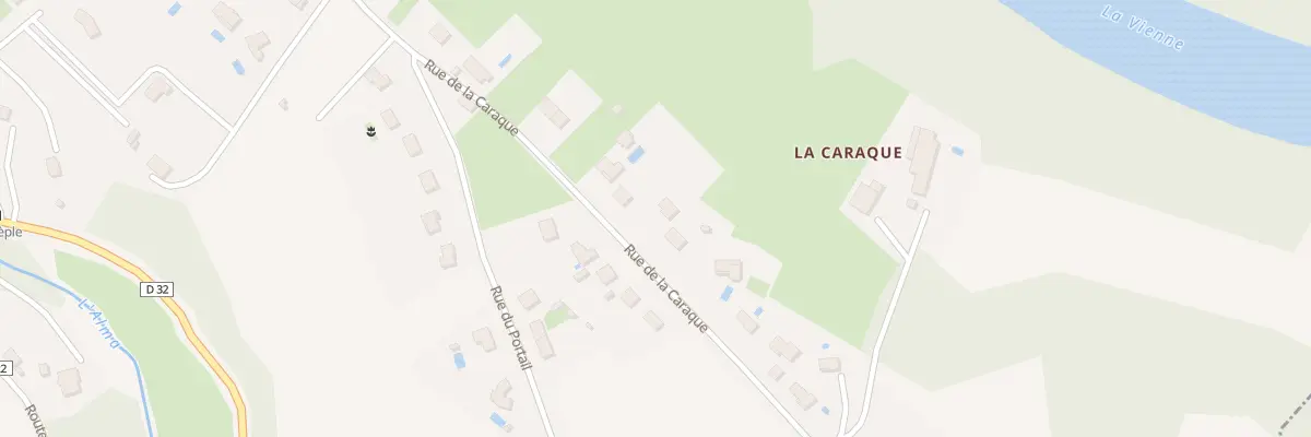 Plan du 55 Rue de la Caraque à Aixe-sur-Vienne