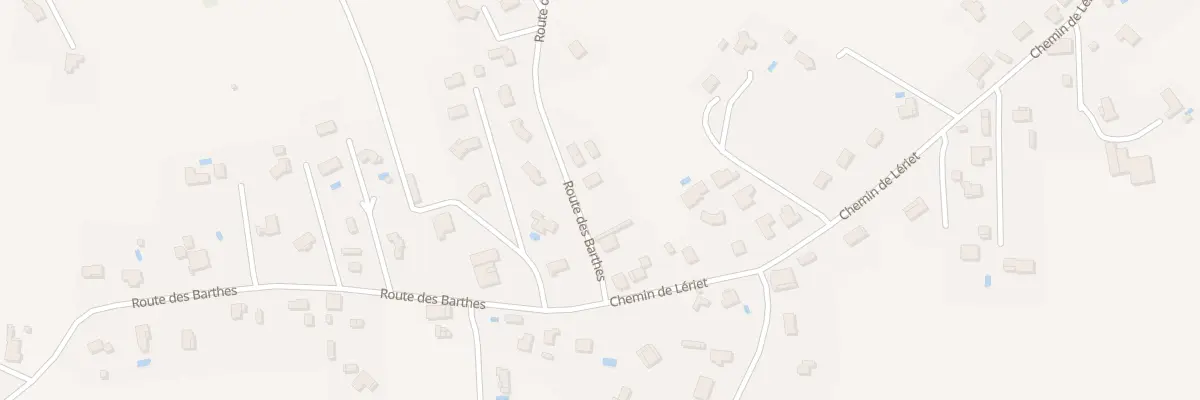 Plan du 2642 Rte des Barthes à Castelsarrasin