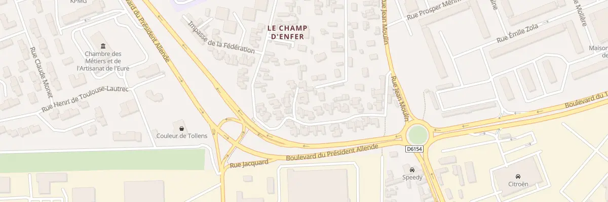 Plan du 30 Rue de la Fédération à Évreux