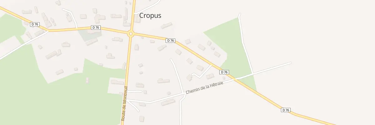 Plan du 156 Rte de Saint Hellier à Cropus