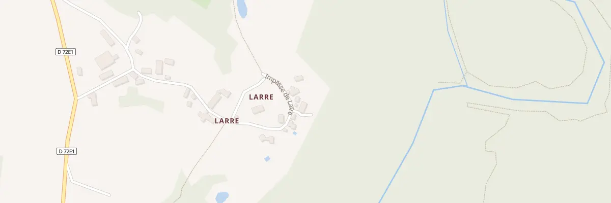 Plan du 14 Imp de Larre à Génis