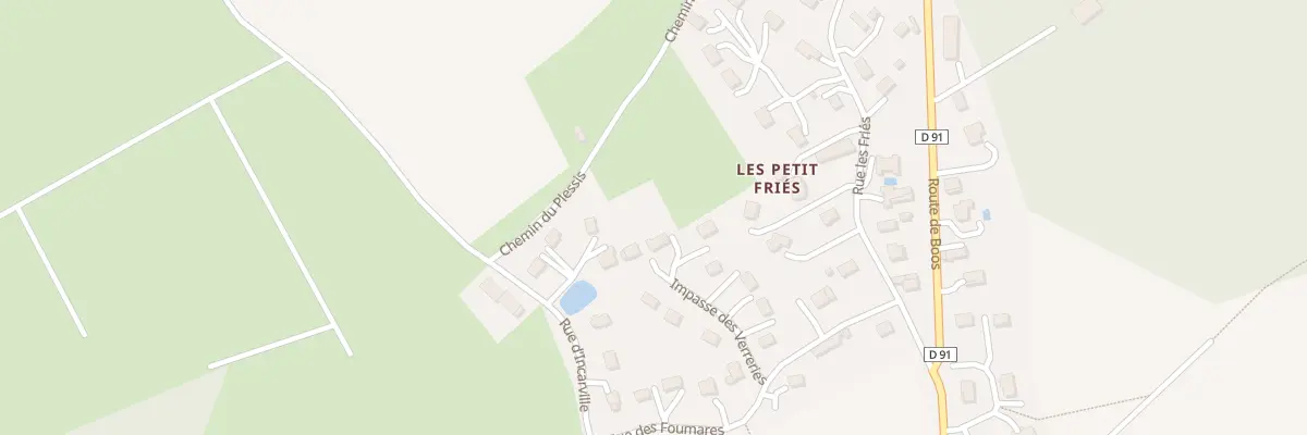 Plan du 5 Imp des Verreries à Gouy