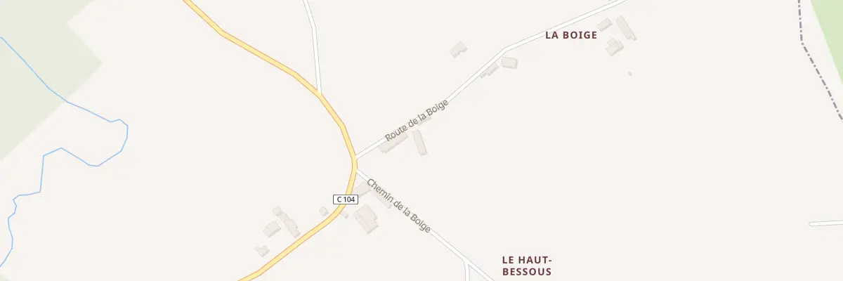 Plan du 20 Rte de la Boige à Ladignac-le-Long