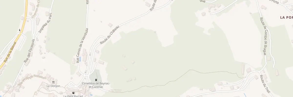 Plan du 64 Rte de Combe de Brague à Beynac-et-Cazenac