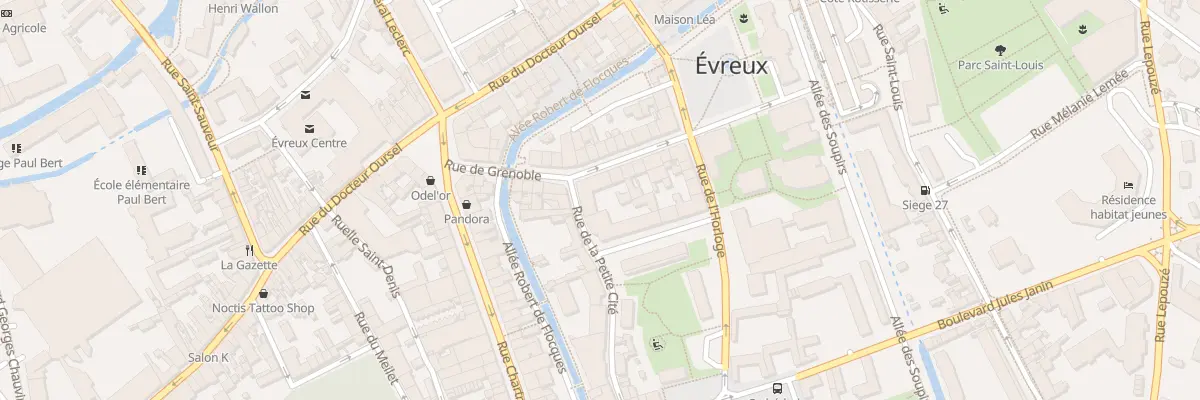 Plan du 14 Rue de Grenoble à Évreux