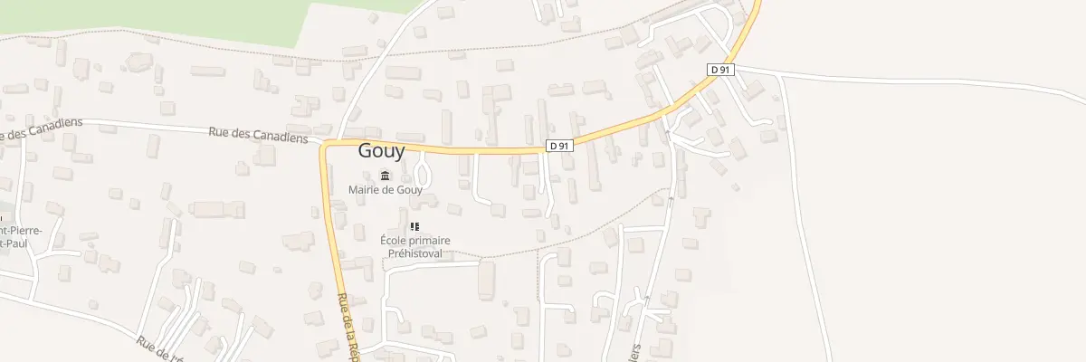Plan du 680 Rue des Canadiens à Gouy