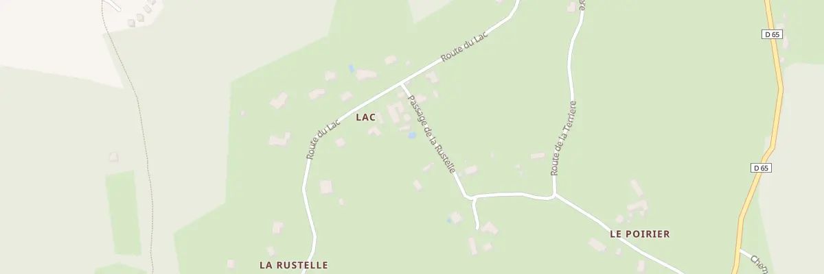 Plan du 330 Rte du Lac à La Bachellerie