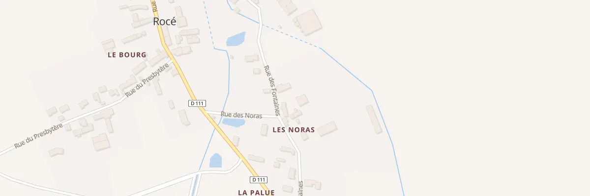 Plan du 42 Les Noras à Rocé