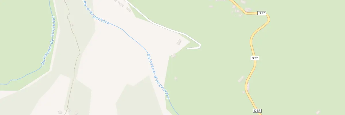 Plan du 5240 Argentere à Alos