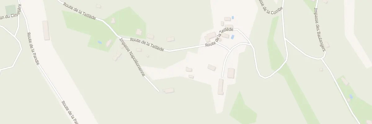 Plan du 654 Rte de la Teillède à Valojoulx