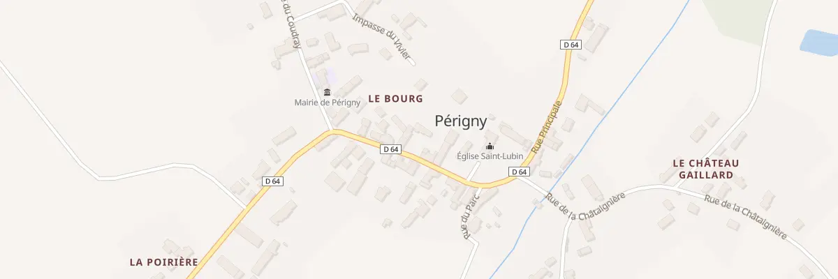Plan du 28 Rue Principale à Périgny