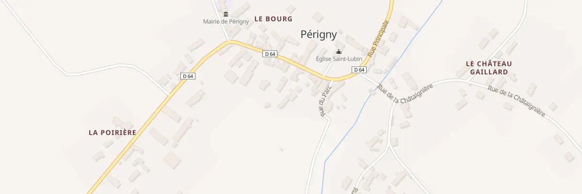 Plan du 23 Rue Principale à Périgny
