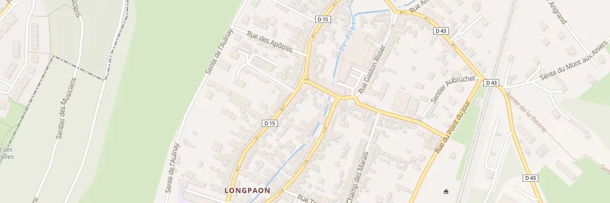 Plan du 162 Rue de Longpaon à Darnétal