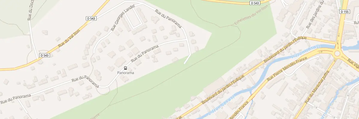 Plan du 68 Rue du Panorama à Évreux