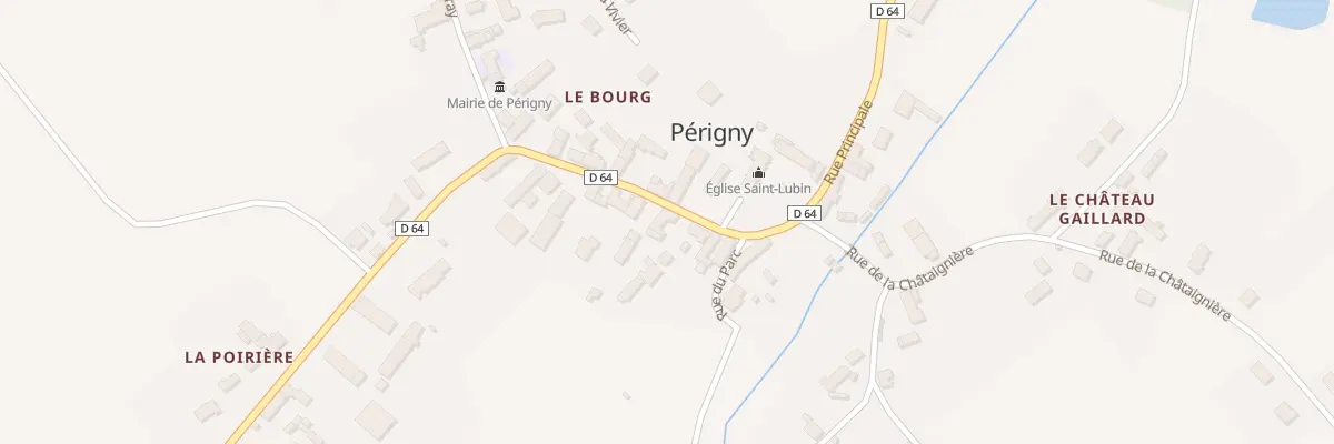 Plan du 25 Rue Principale à Périgny