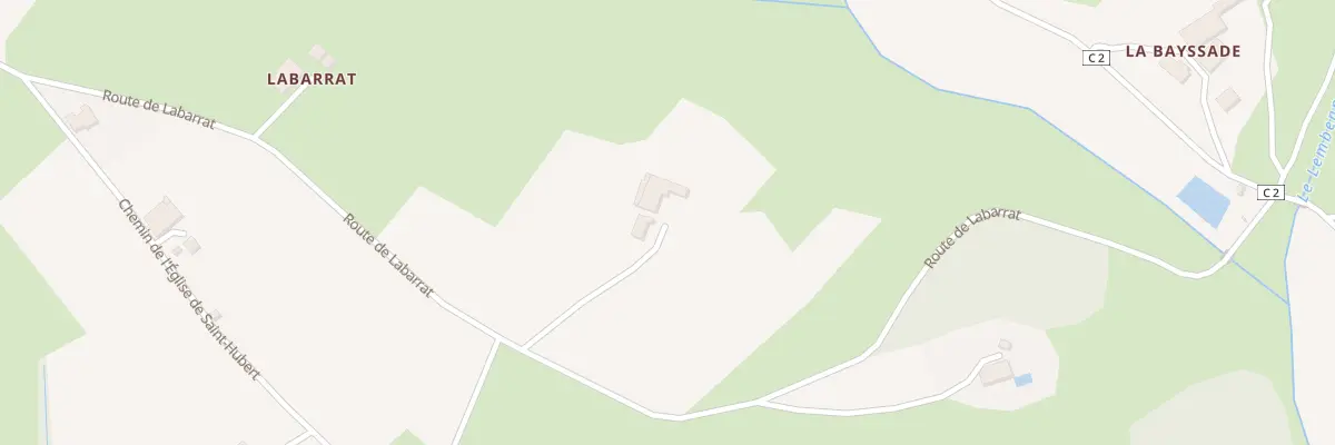 Plan du 660 Rte de Labarrat à Durfort-Lacapelette
