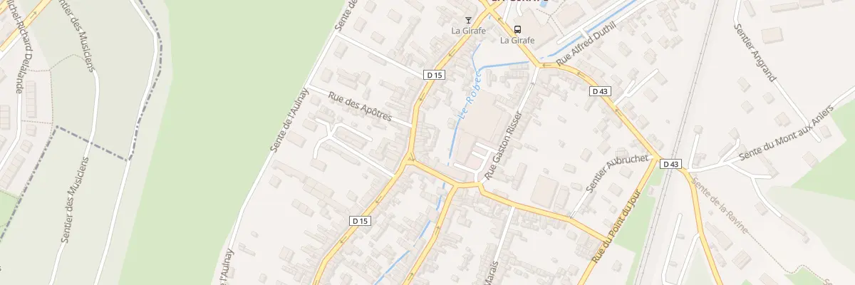 Plan du 180 Rue de Longpaon à Darnétal