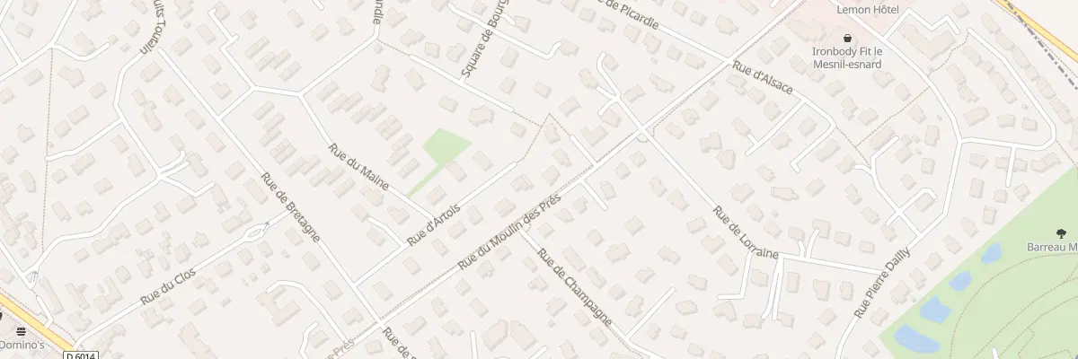 Plan du 5 Rue du Moulin des Prés au Mesnil-Esnard