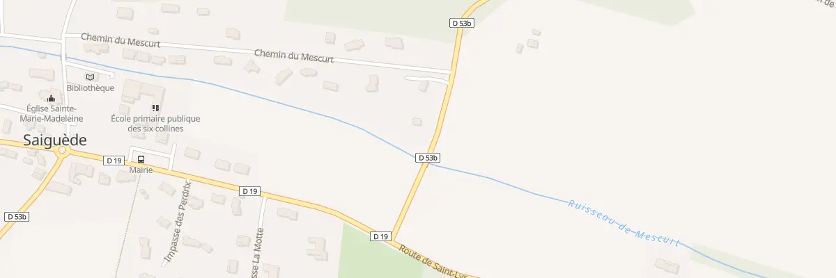 Plan du 199 Rte de Fontenilles à Saiguède